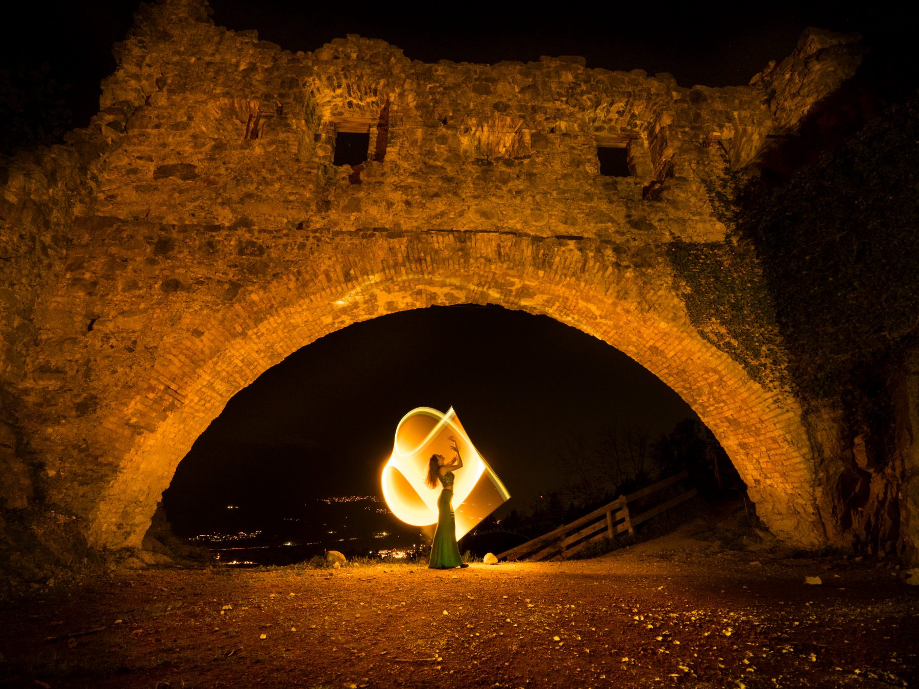 Lightpainting-session with Lena Rodlsberger (5/8)